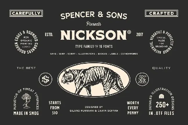 S&S Nickson Typeface font