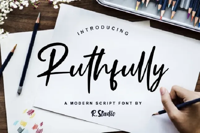 Ruthfully Handwritten font