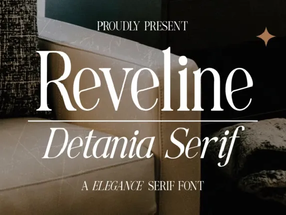 Reveline Detenia font