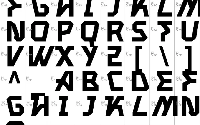 Hithejaw font