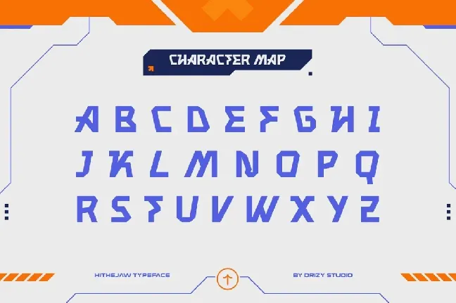 Hithejaw font