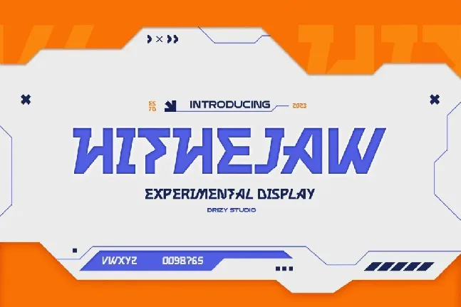 Hithejaw font