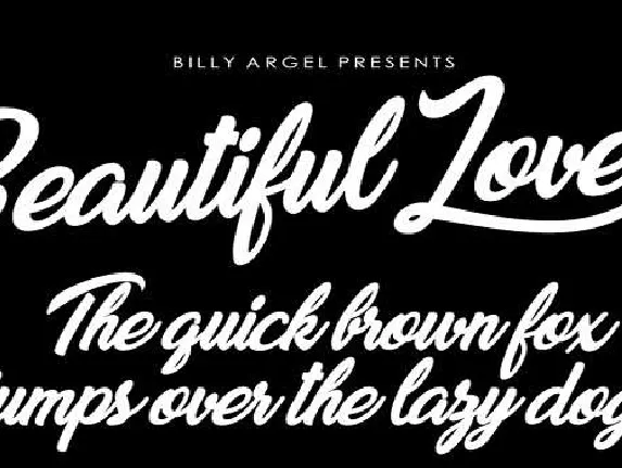 Beautiful Lovers font