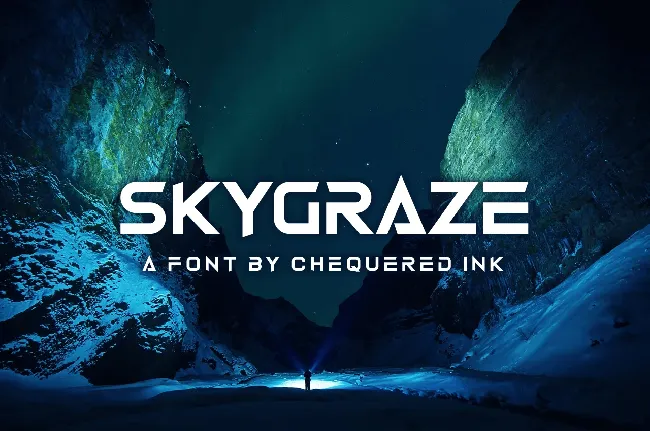 Skygraze font