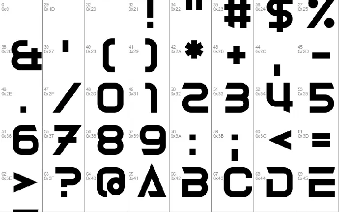 Skygraze font