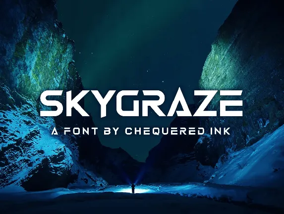 Skygraze font