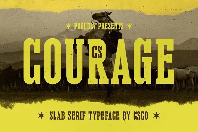 CS Courage font