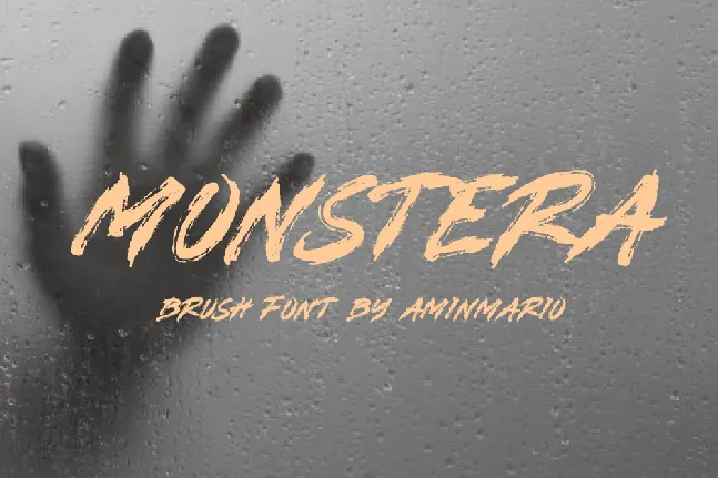 MONSTERA font