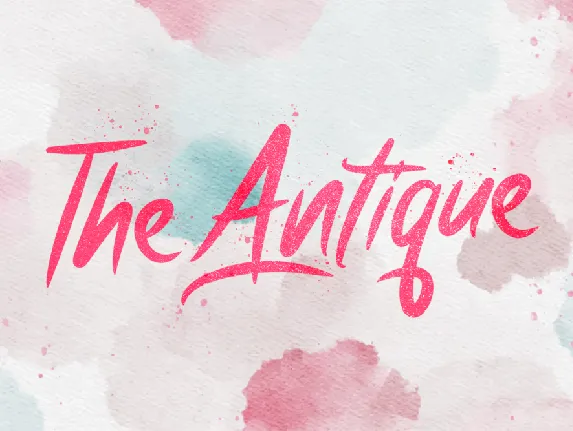 Antique font