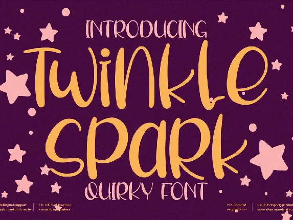 Twinkle Spark font