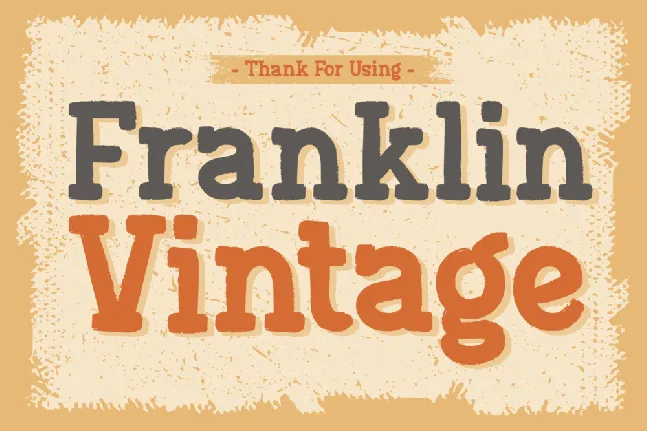 Franklin Vintage font