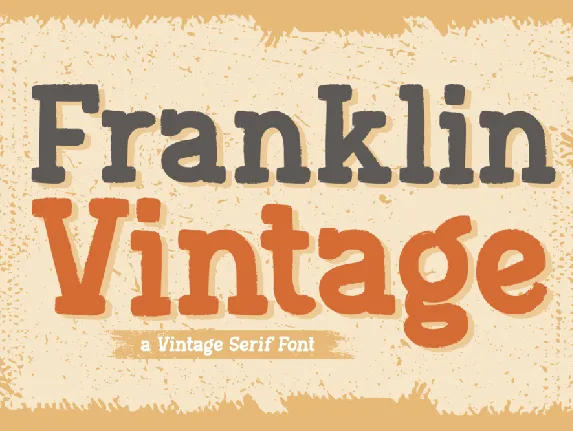 Franklin Vintage font