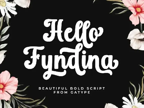 Hello Fyndina font