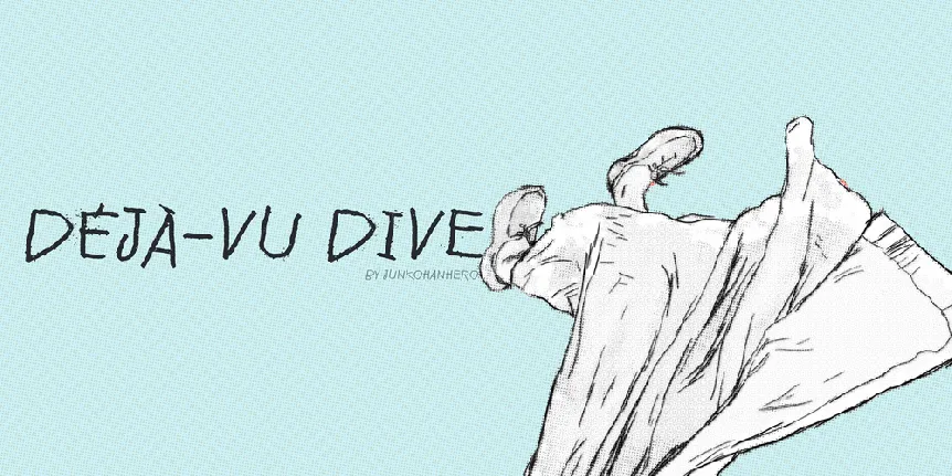 DÃ©jÃ -vu dive font