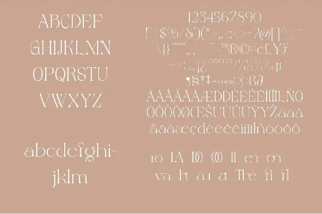 Magero font