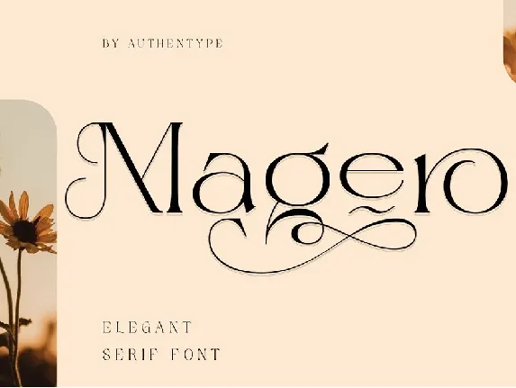 Magero font