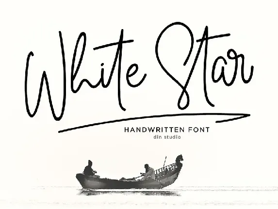 White Star Handwritten font