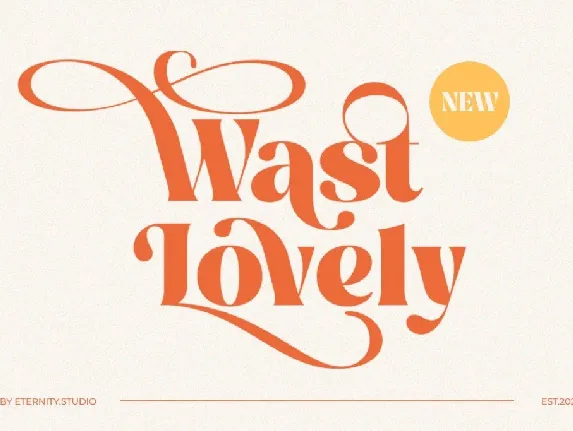 Wast Lovely Demo font