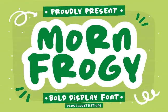 Morn Frogy font