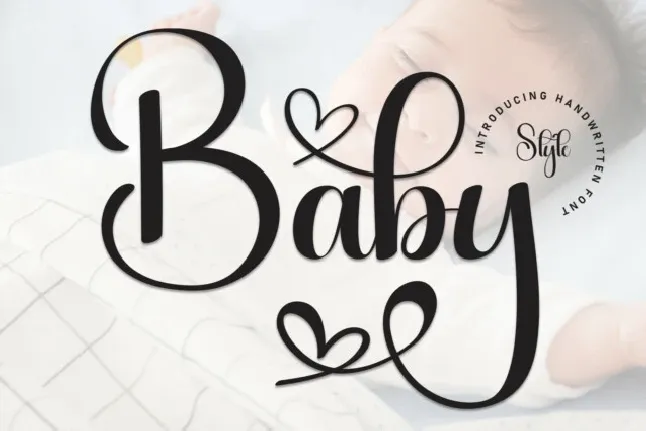 Baby Calligraphy font