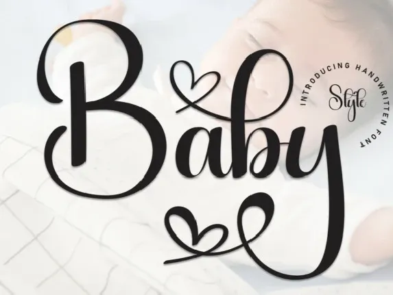 Baby Calligraphy font