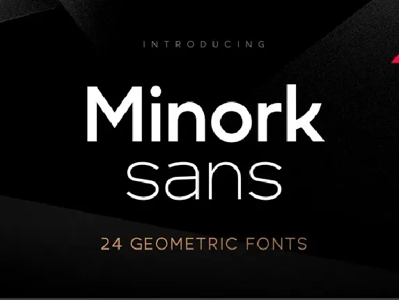 Minork Sans Family Free font