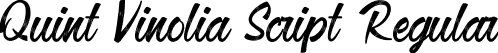 Quint Vinolia Script Regular font - quint-vinolia.otf