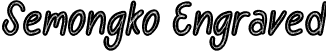 Semongko Engraved font - Semongko-Engraved.otf