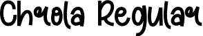 Chrola Regular font - Chrola.ttf