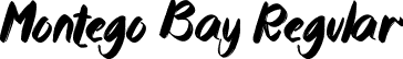 Montego Bay Regular font - MontegoBay.ttf