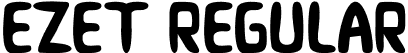 Ezet Regular font - Ezet.otf