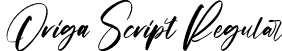 Origa Script Regular font - Origa Script.otf