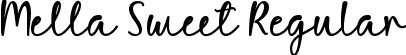 Mella Sweet Regular font - Mella Sweet otf.otf