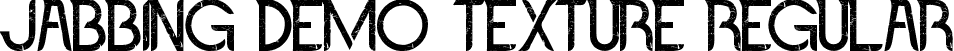 Jabbing Demo Texture Regular font - JabbingDemoTexture.ttf