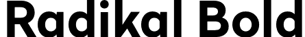 Radikal Bold font - Nootype - Radikal Bold.otf