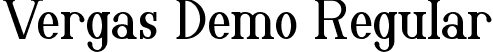 Vergas Demo Regular font - VergasDemoRegular.ttf