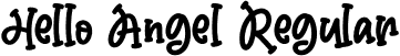 Hello Angel Regular font - Hello Angel.otf