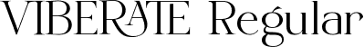 VIBERATE Regular font - viberate.ttf