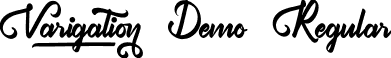 Varigation Demo Regular font - VarigationDemoRegular.ttf