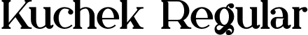 Kuchek Regular font - Kuchek_PersonalUse.otf