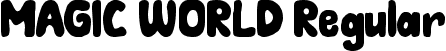 MAGIC WORLD Regular font - MAGIC WORLD.otf