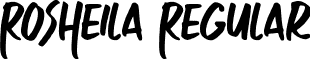 Rosheila Regular font - Rosheila.ttf