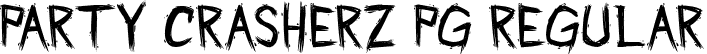 Party Crasherz PG Regular font - Party Crasherz PG.otf