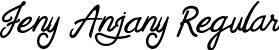 Feny Anjany Regular font - FenyAnjany.ttf