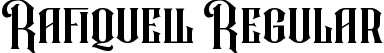 Rafiquell Regular font - Rafiquell.ttf