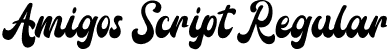 Amigos Script Regular font - AmigosScript.otf