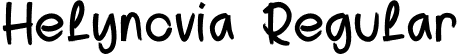 Helynovia Regular font - Helynovia.ttf