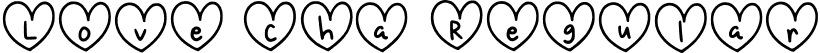 Love Cha Regular font - LoveCha-Regular.ttf