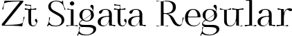 Zt Sigata Regular font - Zt Sigata.ttf