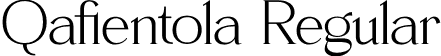 Qafientola Regular font - Qafientola.otf